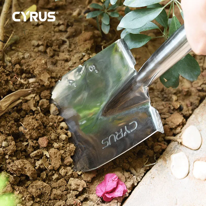 Нержавеющая стальная садовая лопатка снег копать овощи цветок Лопата