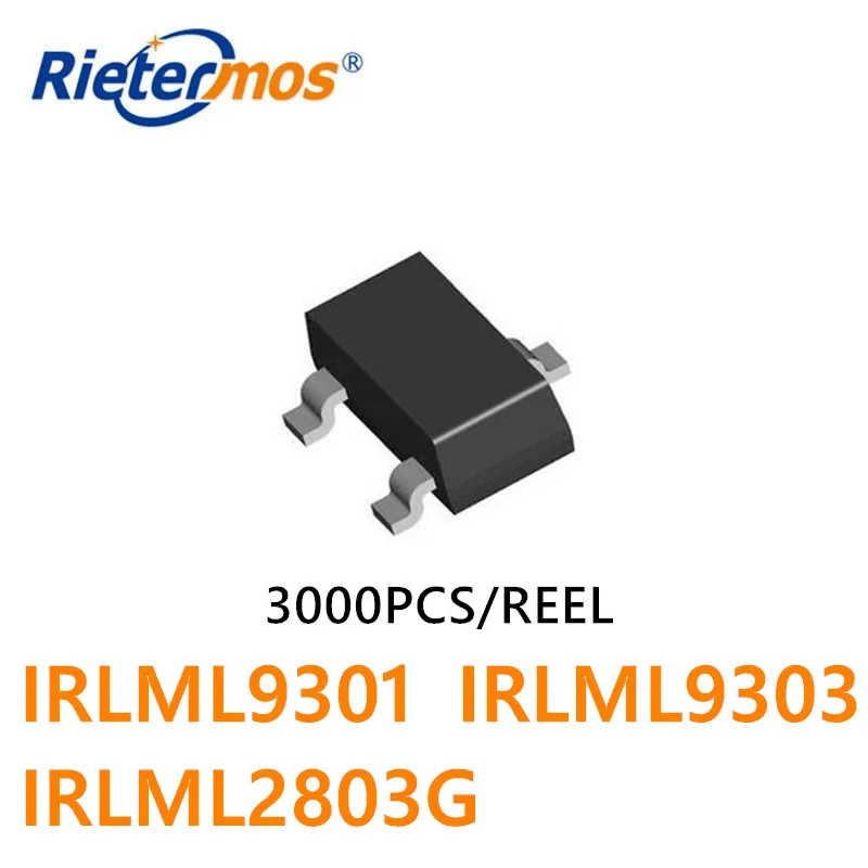 3000 шт. IRLML9301TRPBF IRLML9301PBF IRLML9303TRPBF IRLML9303PBF IRLML9303 IRLML2803GPBF IRLML2803G IRLML2803 SOT23 сделано в Китае |