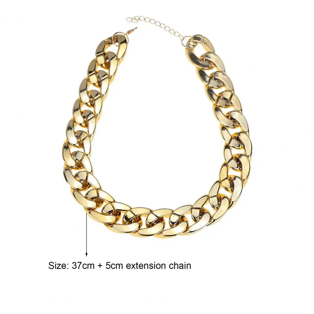 Регулируемая искусственная крупная Толстая Женская цепочка в стиле хип-хоп |