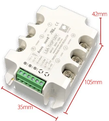 Трехфазный модуль регулировки напряжения переменного тока трансформатор с