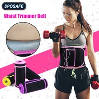 sports waist trimmer belt adjustable waist trainer slimming weight loss belly fat burner for body shaping men and women