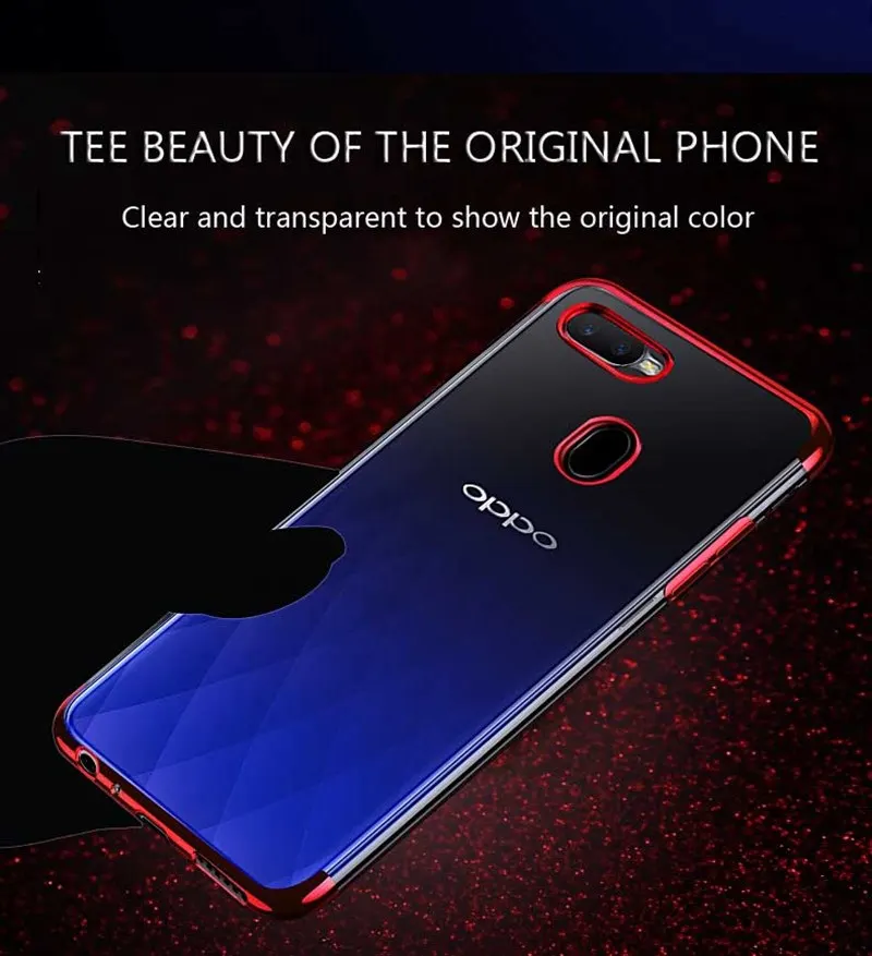 Роскошный чехол для посадки OPPO Realme X Lite 3 Pro A9 A3S A3 A1 A9X A7 A7X A5S из ТПУ мягкий