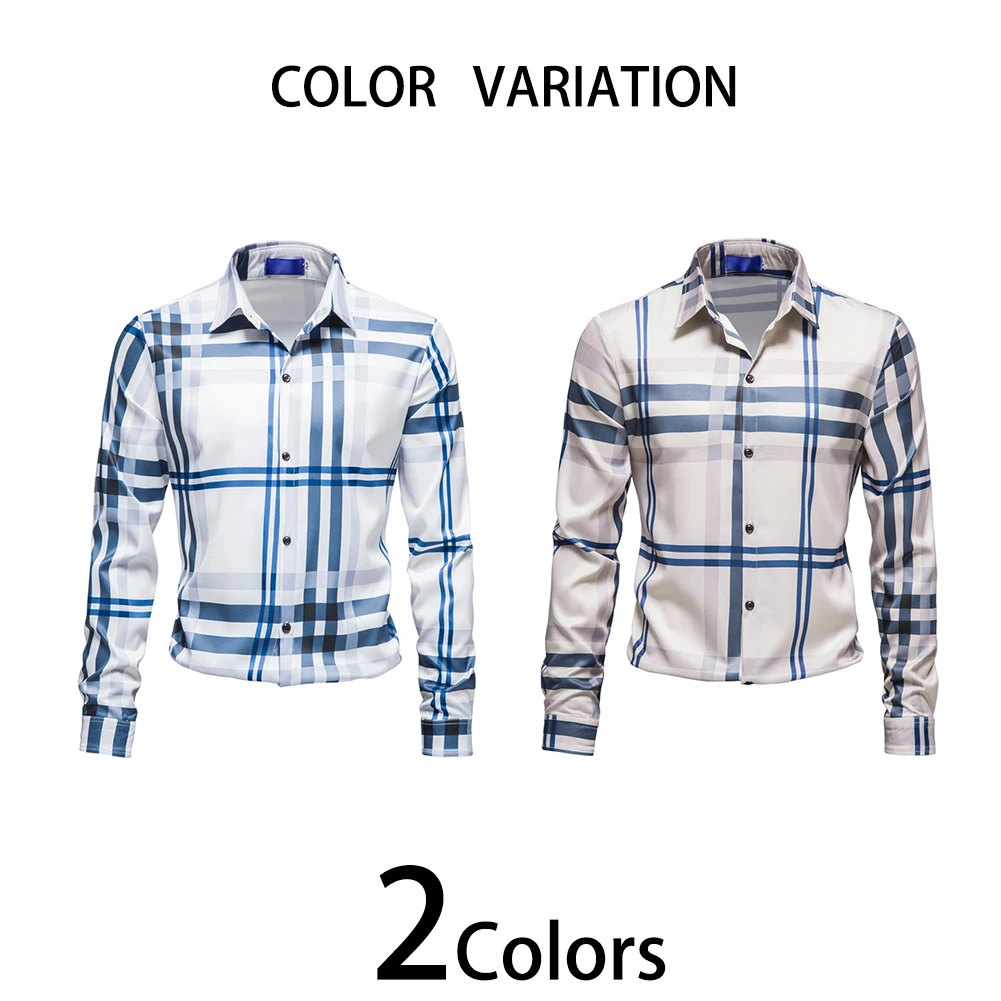 

Новинка, мужские облегающие деловые рубашки YOUTHUP, Мужская одежда, однобортная одежда с длинным рукавом, топы