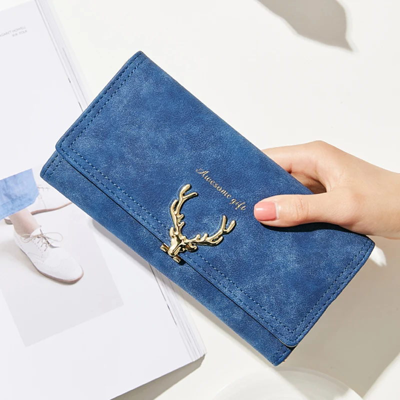 

Luxury Vintage Wallet Women Phone Bag Unique Snap Large Capacity Wallet Women Folding Aesthetic Cartera Mujer Purse DE60NQB