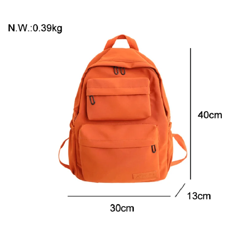 Нейлоновый водонепроницаемый рюкзак школьный для девочек-подростков