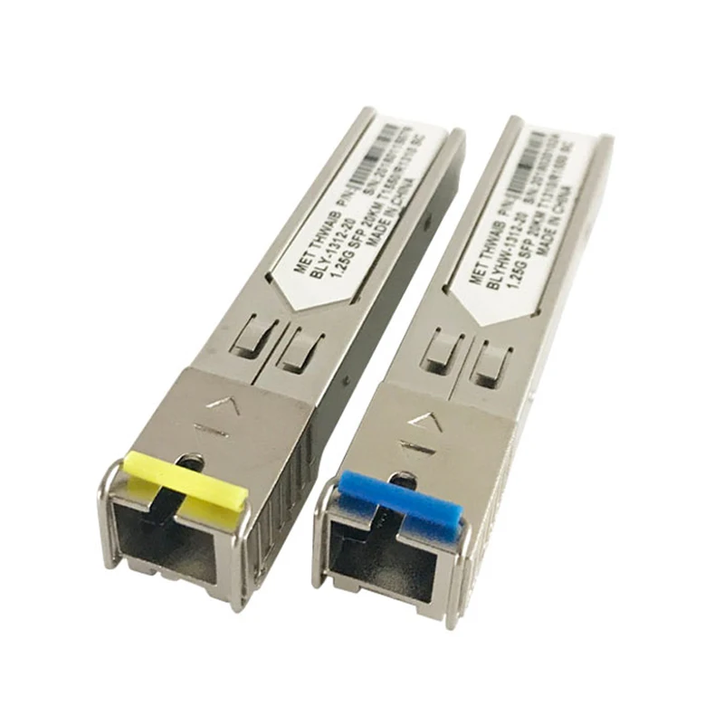 

1 пара, оптический одномодовый преобразователь 1,25G sfp-модуля, 20 км, Gigabit RJ45 до 1000 Мбит/с, GPON / OLT
