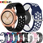 Ремешок силиконовый для Samsung Galaxy 42 мм active 2, спортивный браслет для уличных смарт-часов с модной пряжкой, сменный Браслет, 20 мм