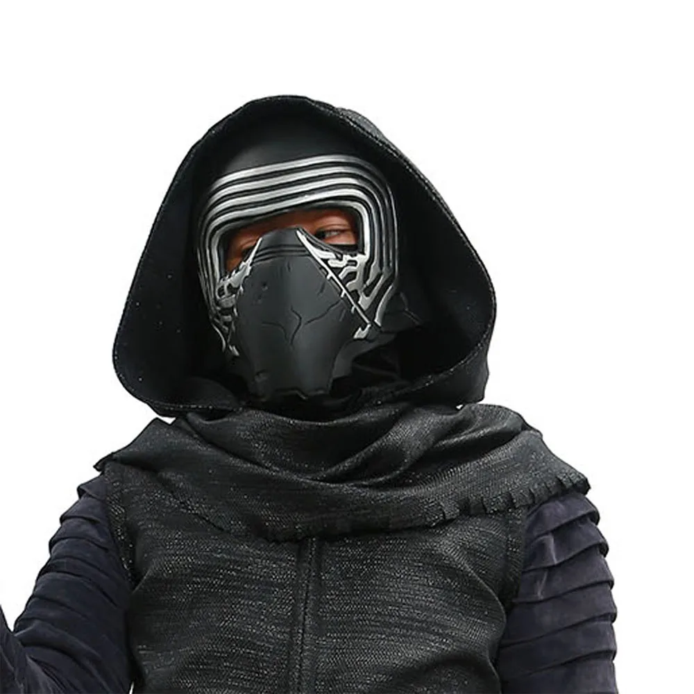 X-COSTUME Kylo Ren костюм Звездные войны 7 The Force Awakens Косплей злодей роскошный взрослый костюм на Хэллоуин и маска черный