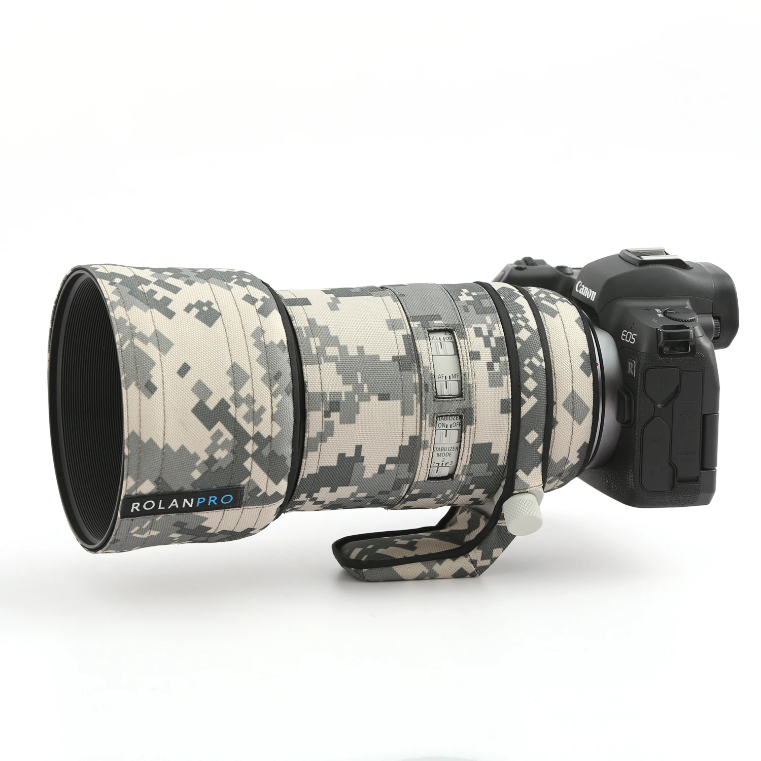 ROLANPRO Водонепроницаемый защитный слой для Canon RF 70 200 мм F2.8 L IS USM камуфляжное