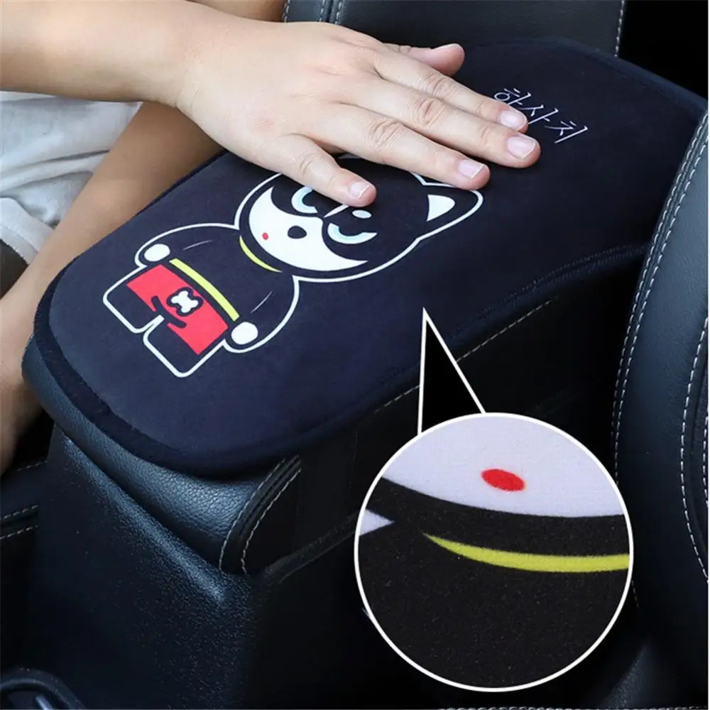 Универсальный автомобильный подлокотник чехол для подушки мультяшный