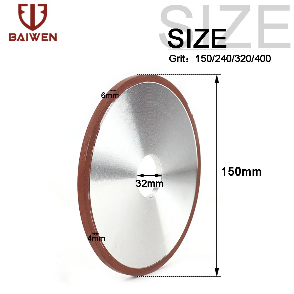

125mm Diamond Abrasive Grinding Wheel Circular Grinding Disc For Alloy Steel Ceramic Glass Jade Grinding 150-400#