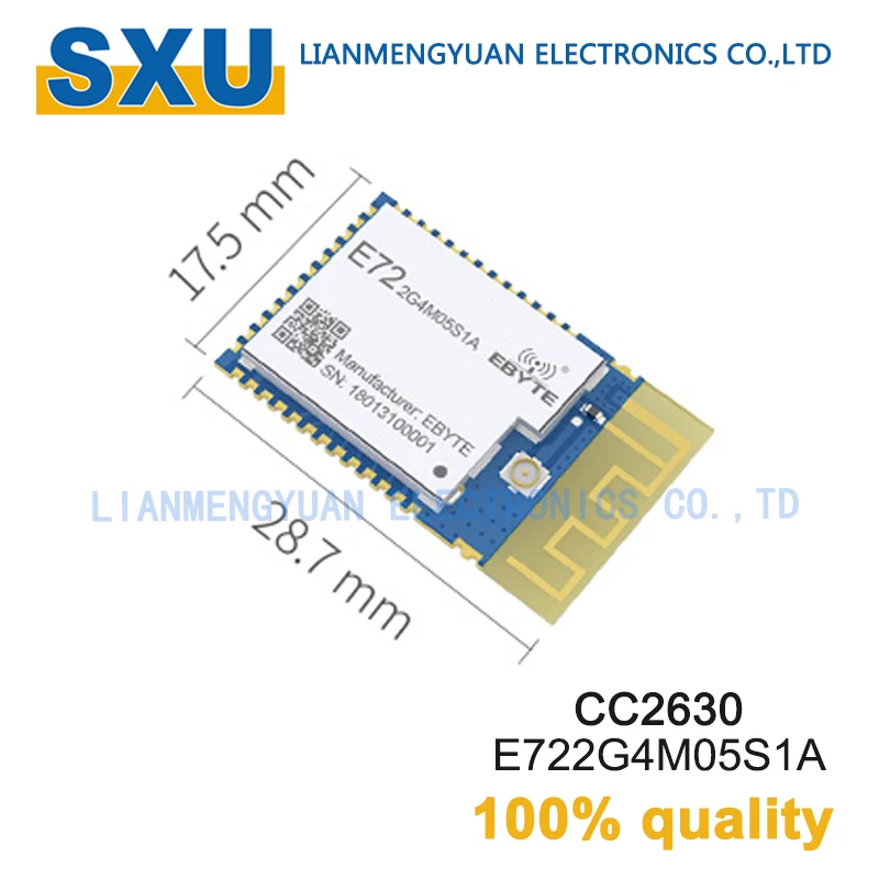 CC2630 ZigBee bluetooth беспроводной радиочастотный модуль 2 4 ГГц SMD 500m приемопередатчик