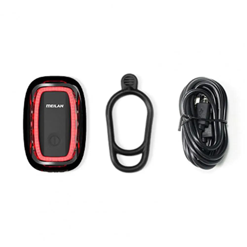 Умный задний фонарь для велосипеда MEILAN X6 светильник стоп-сигнал датчики