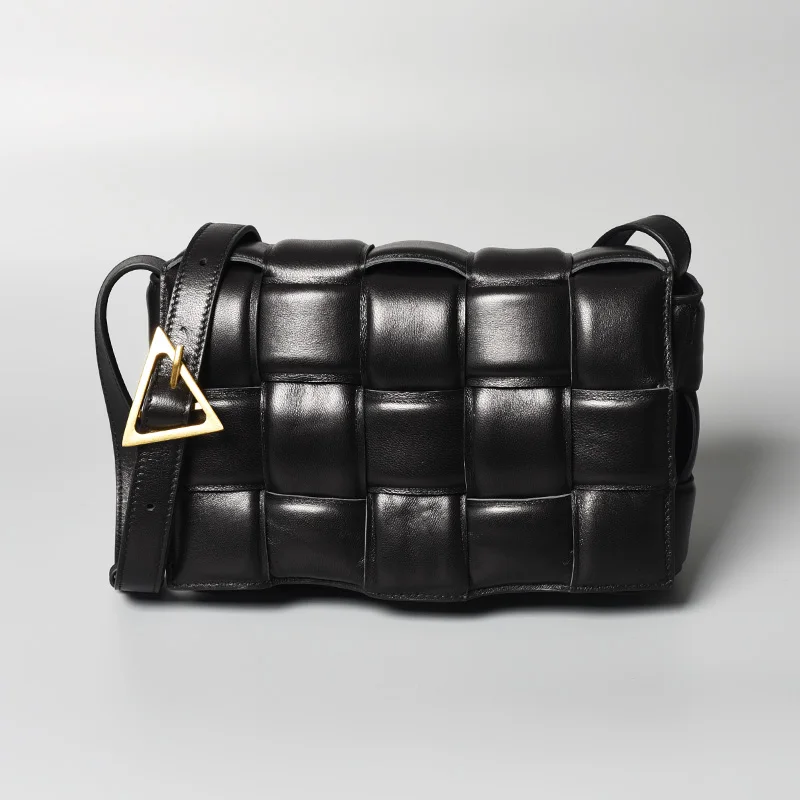 

Новинка 2020, сумки через плечо, женская сумка через плечо, плетеная Сумка из натуральной кожи, роскошная брендовая дизайнерская сумка из овеч...