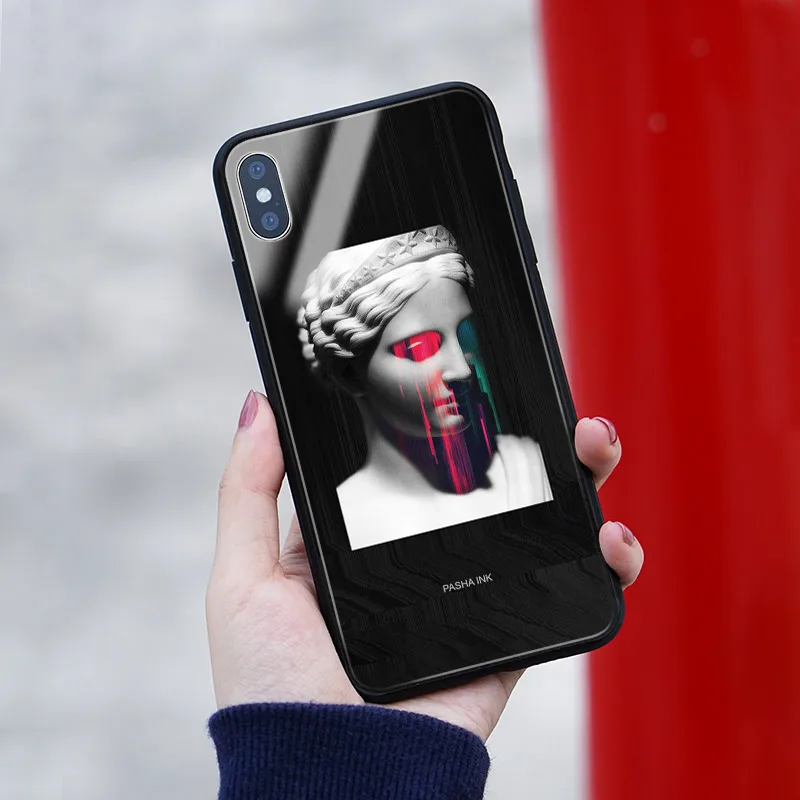 Абстрактная статуя Блестящий искусство эстетика роскошный стеклянный Мягкий