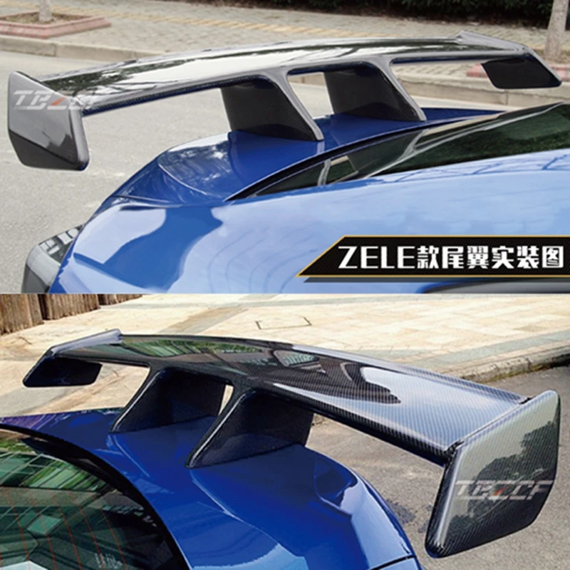 Для GT86 BRZ багажник багажника губа спойлер крыло для Toyota углеродное волокно ZELE Style
