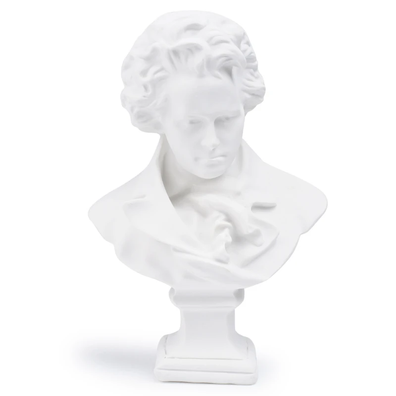 Полимерная Статуэтка BUF с орнаментом бюст в стиле Бетховена художественные