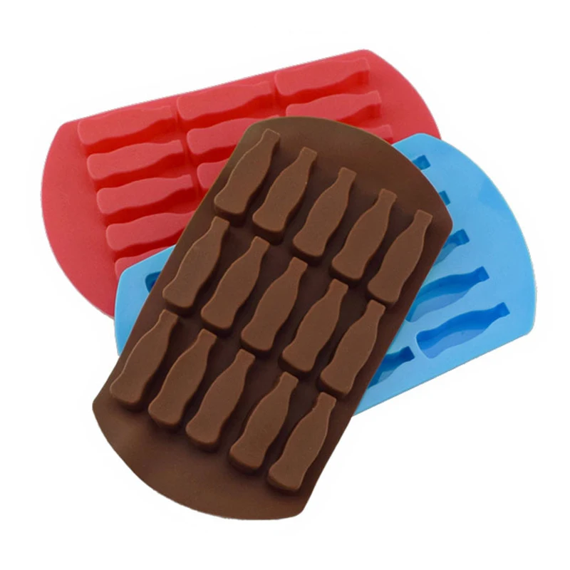 

15-Cell Silicone Mold Coke Bottle Baking Mould Chocolate Candy Cake Cookies Baking Molds DIY Cake Tools Kitchen Accessories