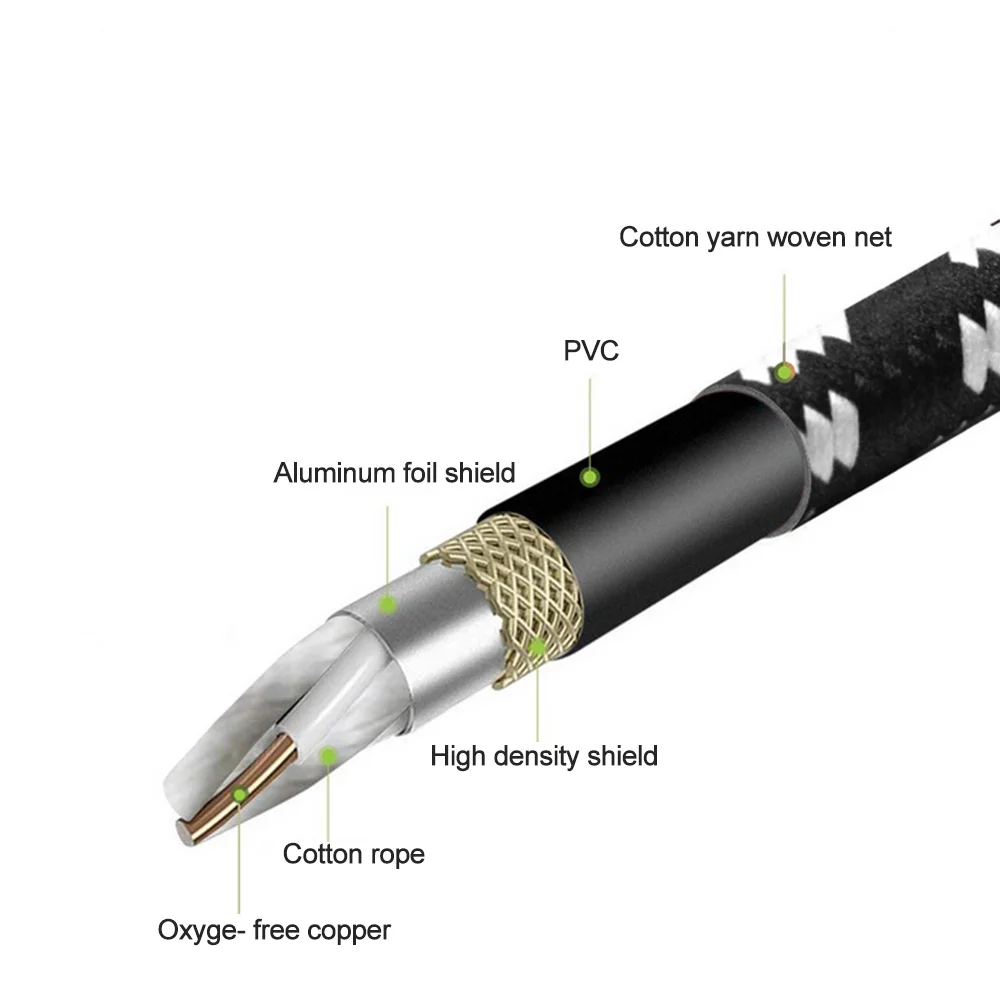 10 футов кабель для электрогитары гитара бас музыкальный инструмент 1/4 дюйма