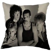 classi queen band cushion pillow tentoffice home cotton linen zippered pillowcase family home accessories customizable