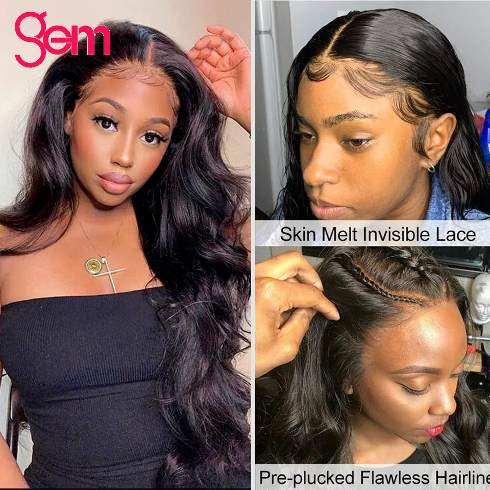 Объемная волна Синтетические волосы на кружеве парики для Для женщин