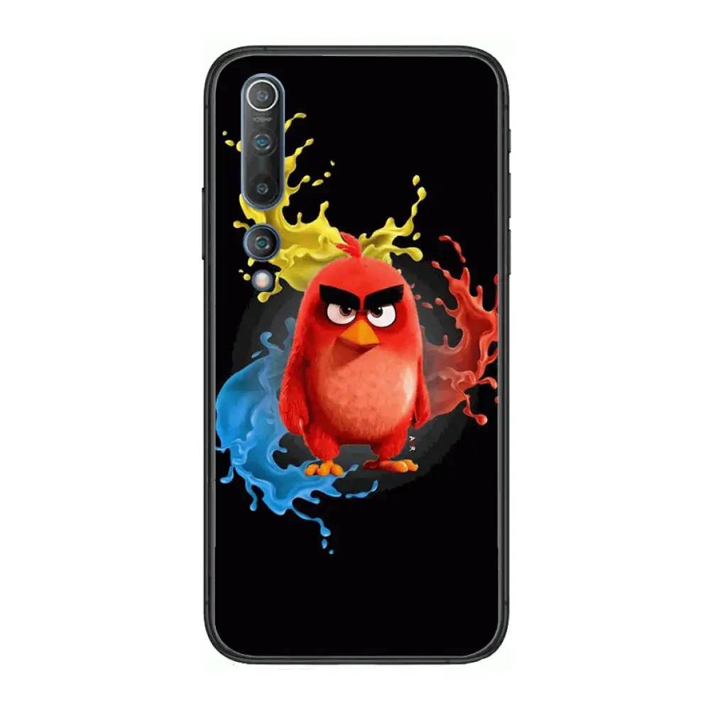 

HD Bird Game Phone Case For xiaomi mi11 5g 10 liti Ultra 9Pro SE 3 8 Note Anime Black Cover Silicone Back Pretty tpu