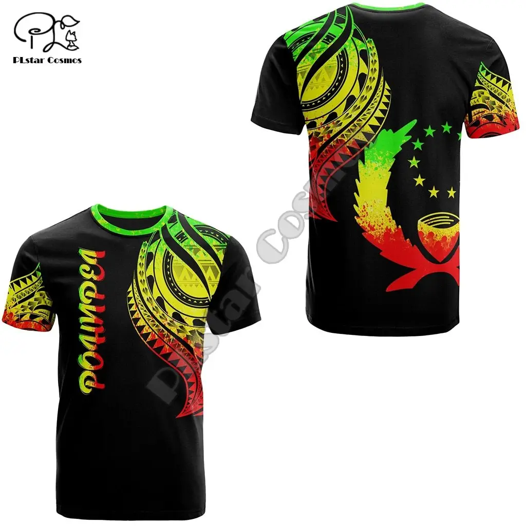 

Pohnpei Polynesian Culture Tribe Tattoo 3D Printed Men t shirt Summer Fashion Harajuku short Sleeve Tee shirts Unisex tops TX-1