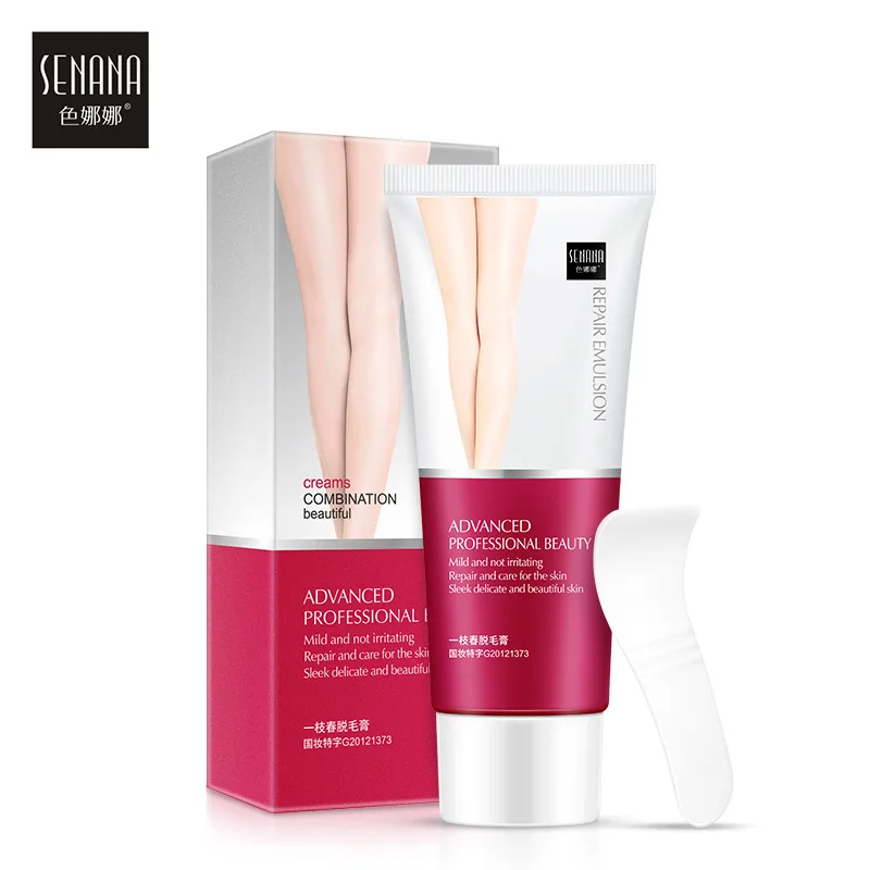 Безболезненное удаление волос крем Удаляет Перманентный для депиляции гладкое