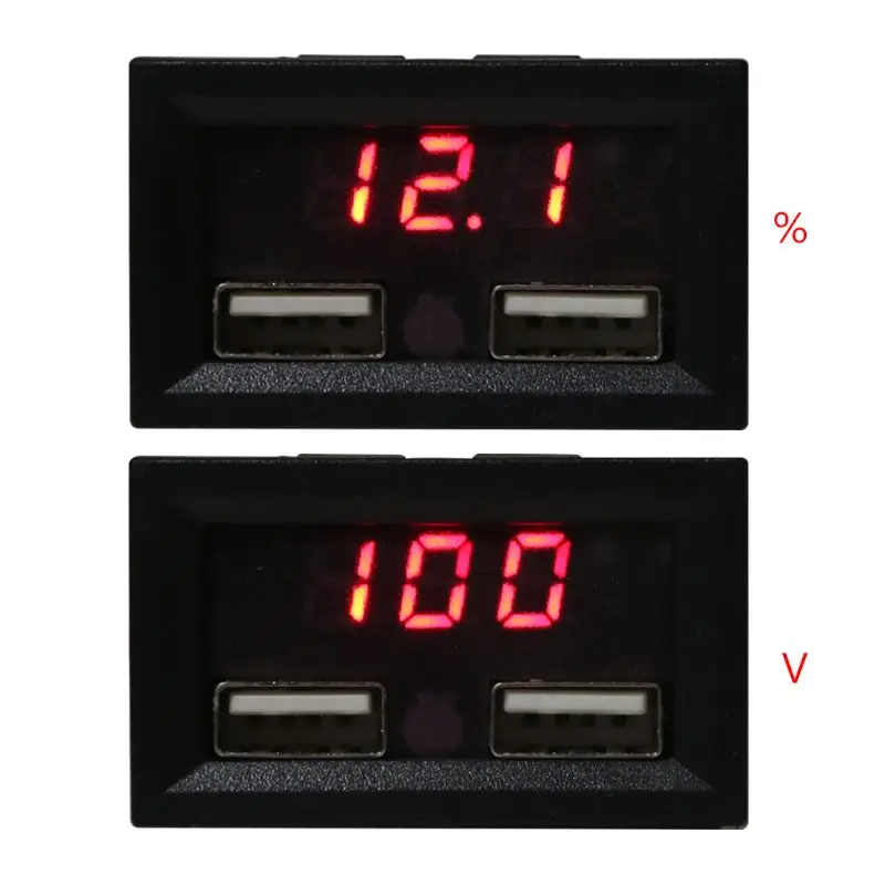 12 В индикатор емкости свинцово кислотного аккумулятора автомобильный дисплей