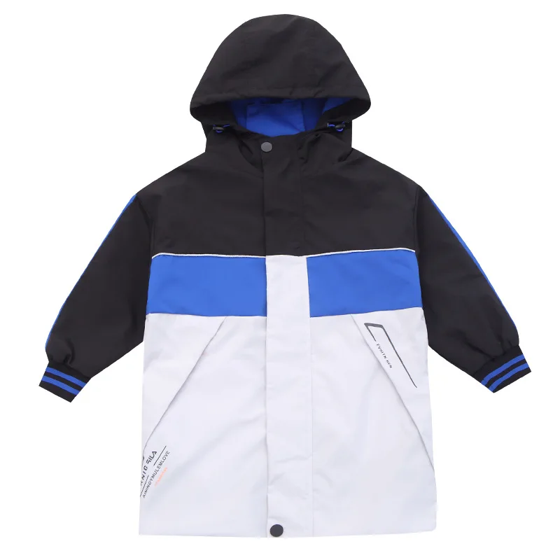 

Long Style Spring Autumn Coat Outerwear Top Jackets Children Clothes Kids Costume Teenage School Boy Clothing High Quality