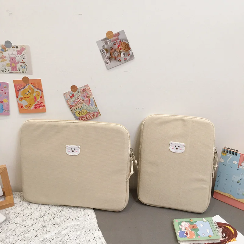 Чехол для ноутбука 13 дюймов с изображением кошки Mac Ipad Pro15 толстый Хлопковый чехол