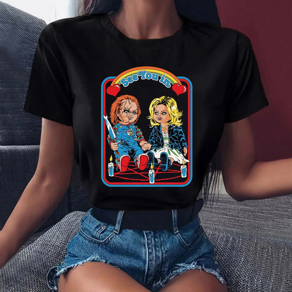 Женская футболка в стиле хип-хоп с Сатаной демоном смертью злом | одежда