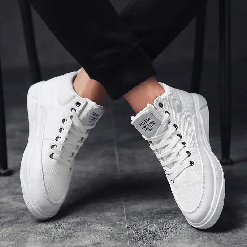 Мужские кроссовки модные высокие мужские парусиновые туфли Уличная обувь для