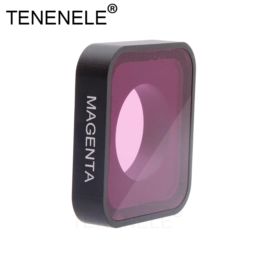 Magenta Filter Hero5/Hero6 поляризации UV ND 4, 8 16 Камера фильтры для GoPro Hero 5/5 черный/6/ красный Желтый Пурпурный фильтр для дайвинга аксессуары - Цвет: Magenta Filter