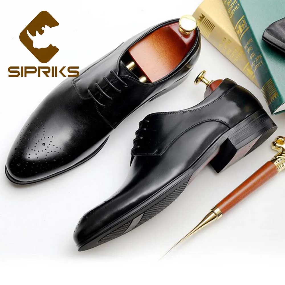 Роскошная обувь для мужчин sipriks брендовая мужская бордовая кожаная модельная