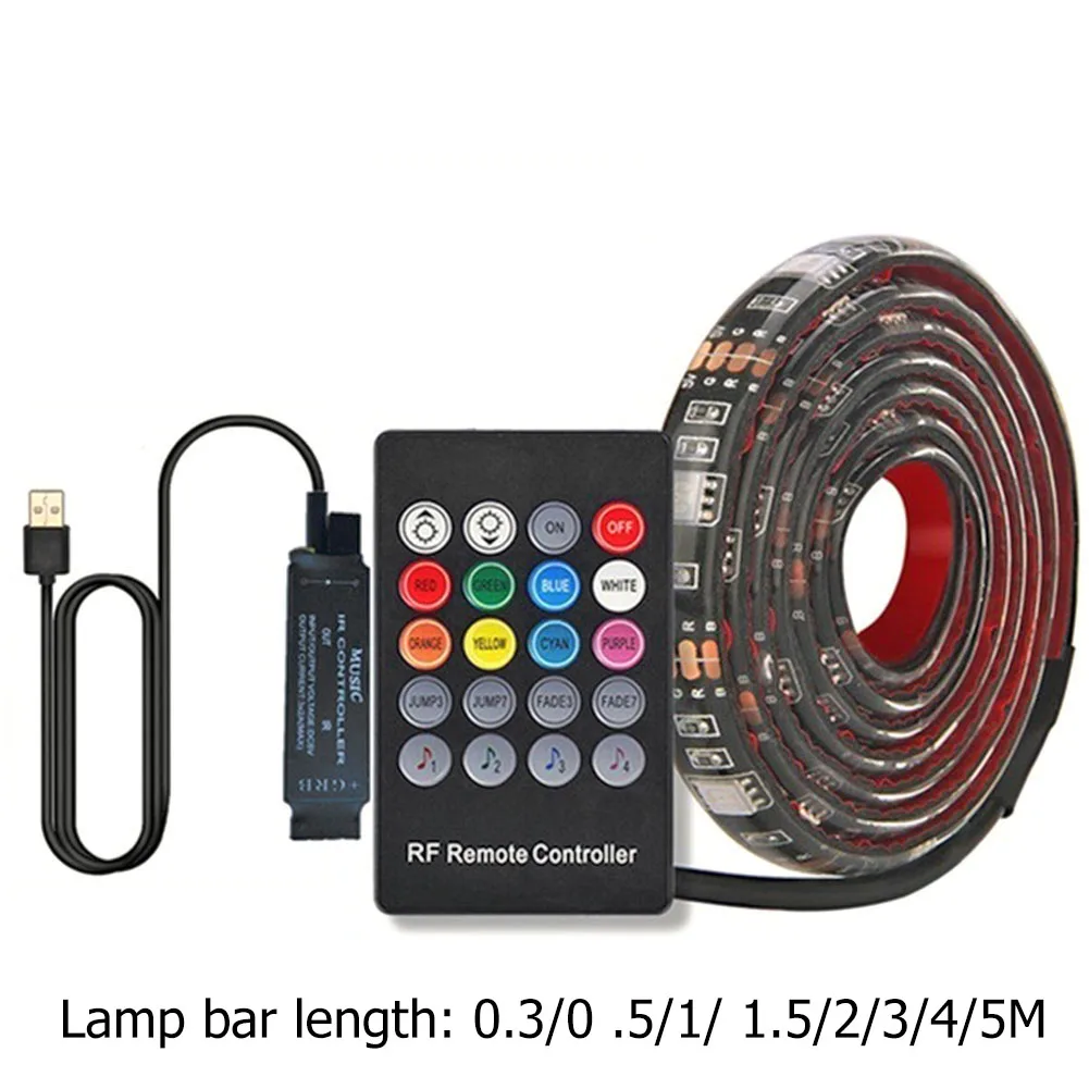 

For TV Desktop Background USB LED Music Control RGB Classic Practical Flexible Tape String Light Entertainment Supplies