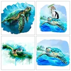 Набор для алмазной вышивки Черепаха, квадратнаякруглая