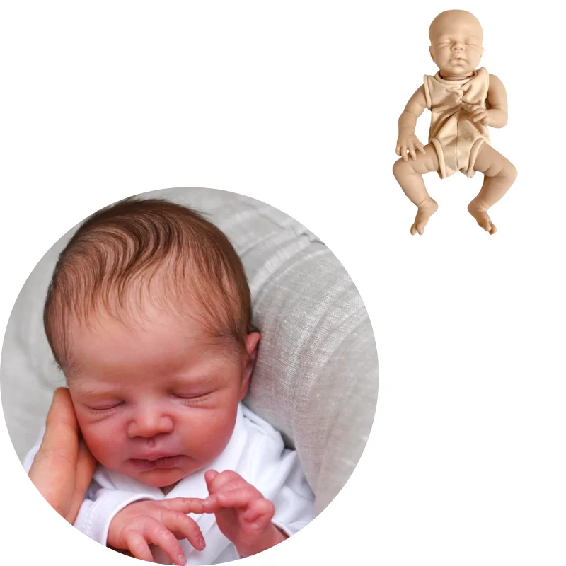 

Kit Zendric Bebe Reborn Baby Doll Vinyl Blank Molds Unpainted Unfinished Kit 16 Inch Boneca Reborn Realistic Baby Dolls Toy