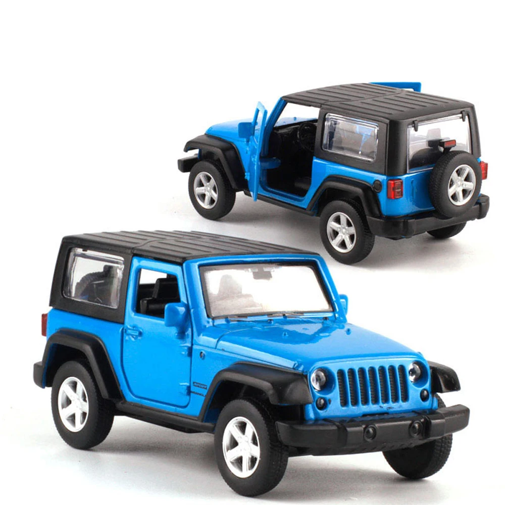 Внедорожник Wrangler в масштабе 1:32 литой металлический автомобиль 4 цвета имитация