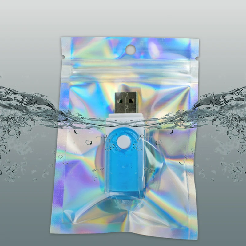 100 шт. подарок настроены Пластик Ziplock Телефон Чехол мешок из полиуретана с открытыми порами Лазерная упаковочная сумка утолщенной сумочки д... (art.: 3920b2e85eb4d) - 3920b2e85eb4d