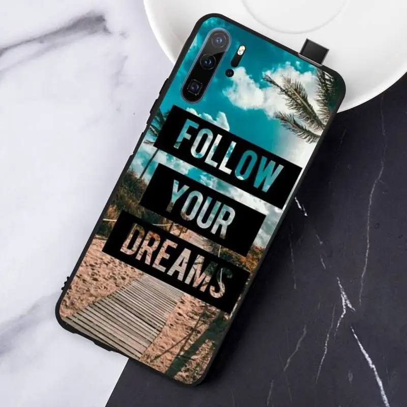 

Travel mountain sea beach quotes Phone Case For Huawei honor Mate P 10 20 30 40 Pro 10i 9 10 20 8 x Lite
