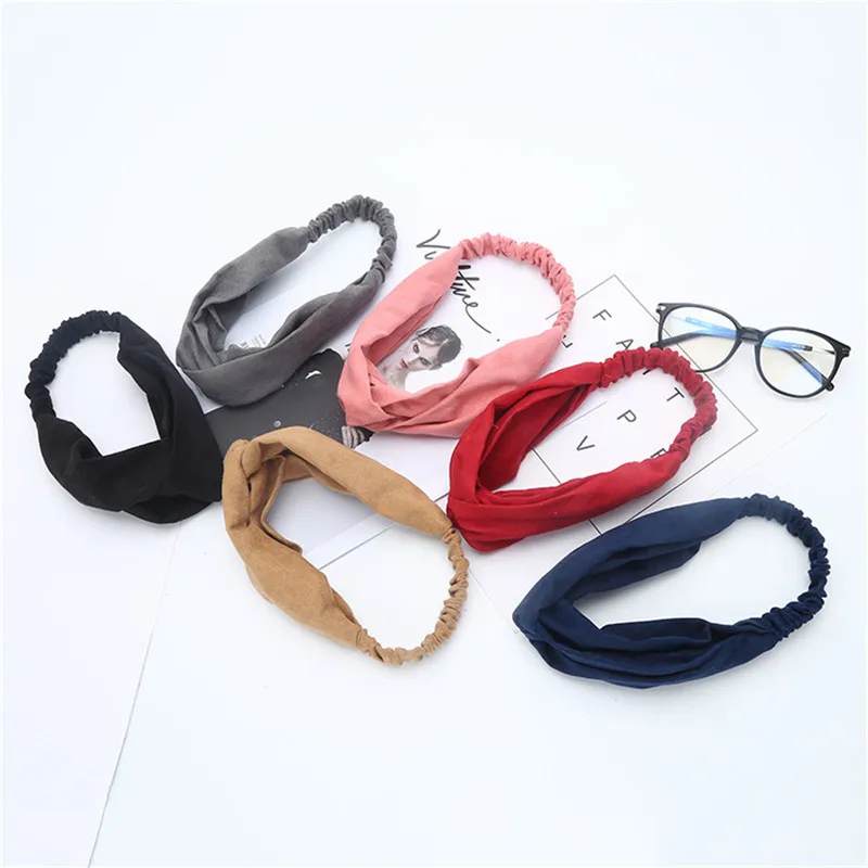 Женская бархатная повязка на голову модная эластичная мягкая чалма| |