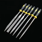 6 шт. 140 мм Мини металический архивный Рашпиль надфиль резьба по дереву инструменты для стальной напильник иглы подачи Деревообрабатывающий ручной инструмент для маникюра, инструмент