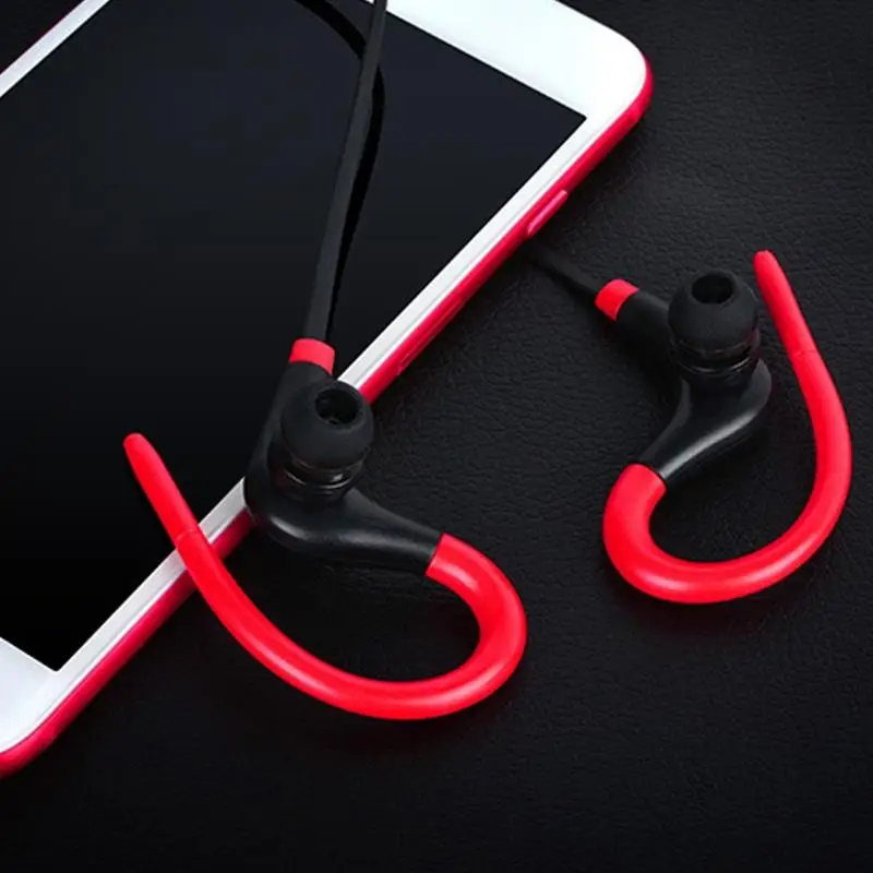 Беспроводная Bluetooth гарнитура спортивные беговые стерео наушники с микрофоном