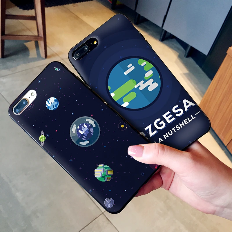 The scientific world Kurzgesagt For iPhone 6 6S 7 8 Plus X XS XR Max 5 5S TPU Soft Protector Phone Back Cover Case Shell | Мобильные
