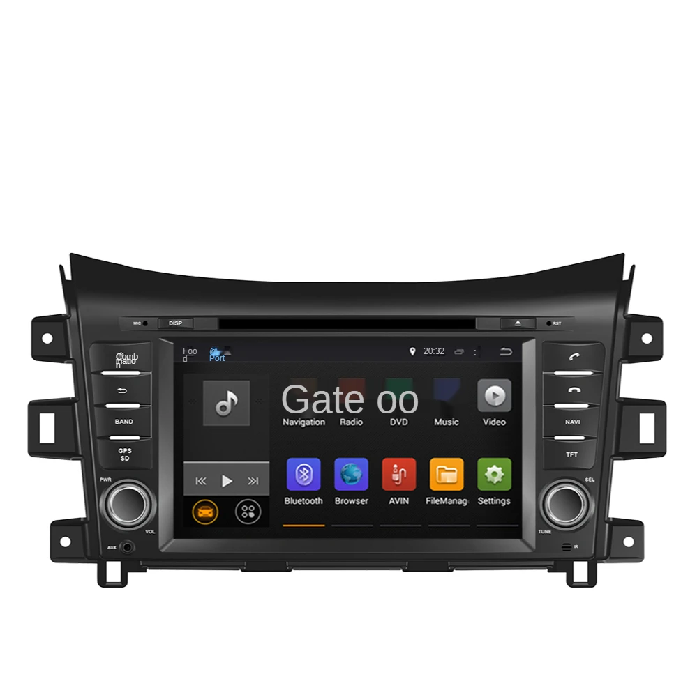 Автомобильный мультимедийный DVD-плеер с GPS-навигацией для Nissan NP300/Navara 2014-2022 Android 10 0