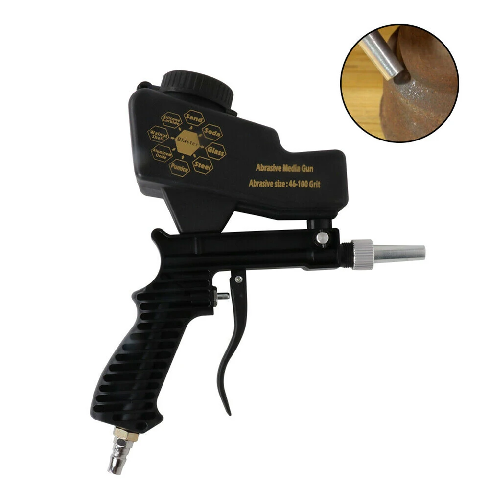 

Air Sandblasting Machine Hand Held Sand Blaster Portable Shot Media Blasting 1*Sandblasting Machine Air Compressors Sandblasters