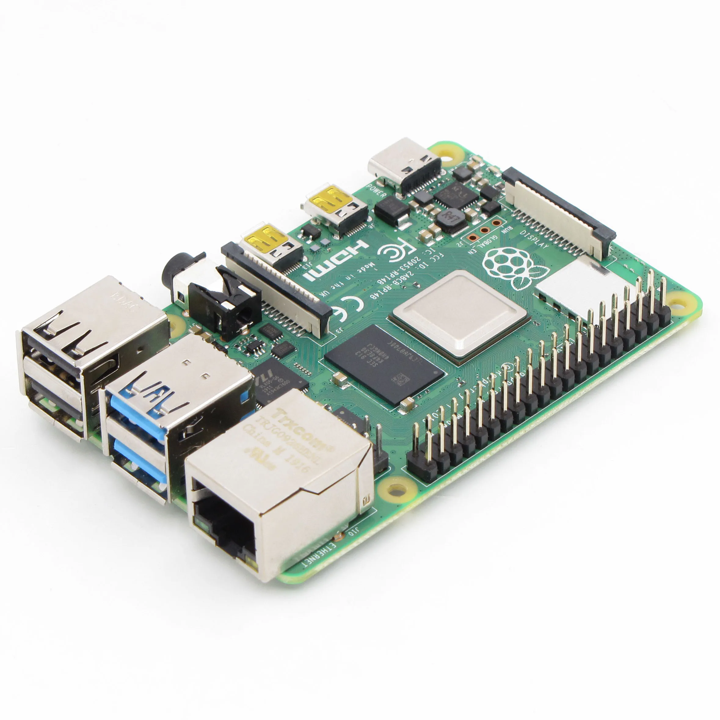 4GB SDRAM Raspberry Pi 4 Model B BCM2711 Cortex-A72 64-bit Quad core 1.5GHz SOC 2.4&amp5.0 GHz WiFi Bluetooth 5.0 PI 4B |