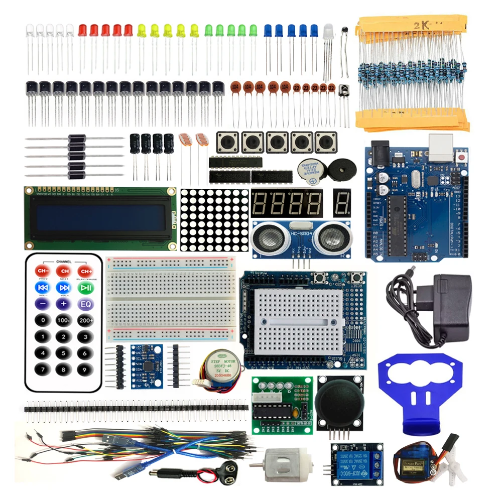 Полный стартовый набор Elegoo UNO Project Nano для Arduino Mega 2560 с учебным пособием источник