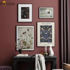 Цветок растение птица Природный Пейзаж Современная Картина на холсте постер настенное Искусство Декор тропический лес гостиная домашний декор